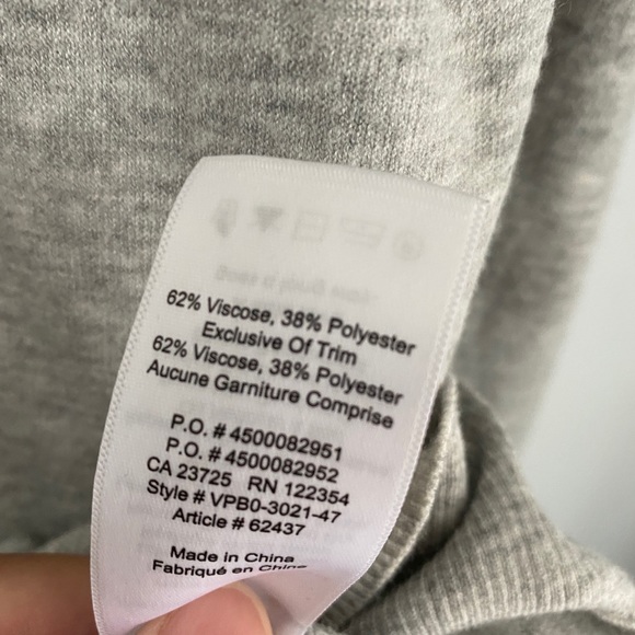 Aritzia Babaton Gray Long Sleeve Hoodie Small - Picture 5 of 7